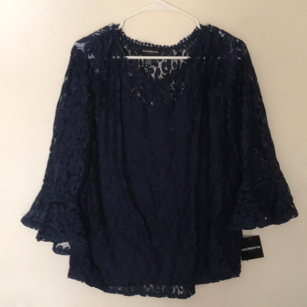 NWT Liz Claiborne lace top